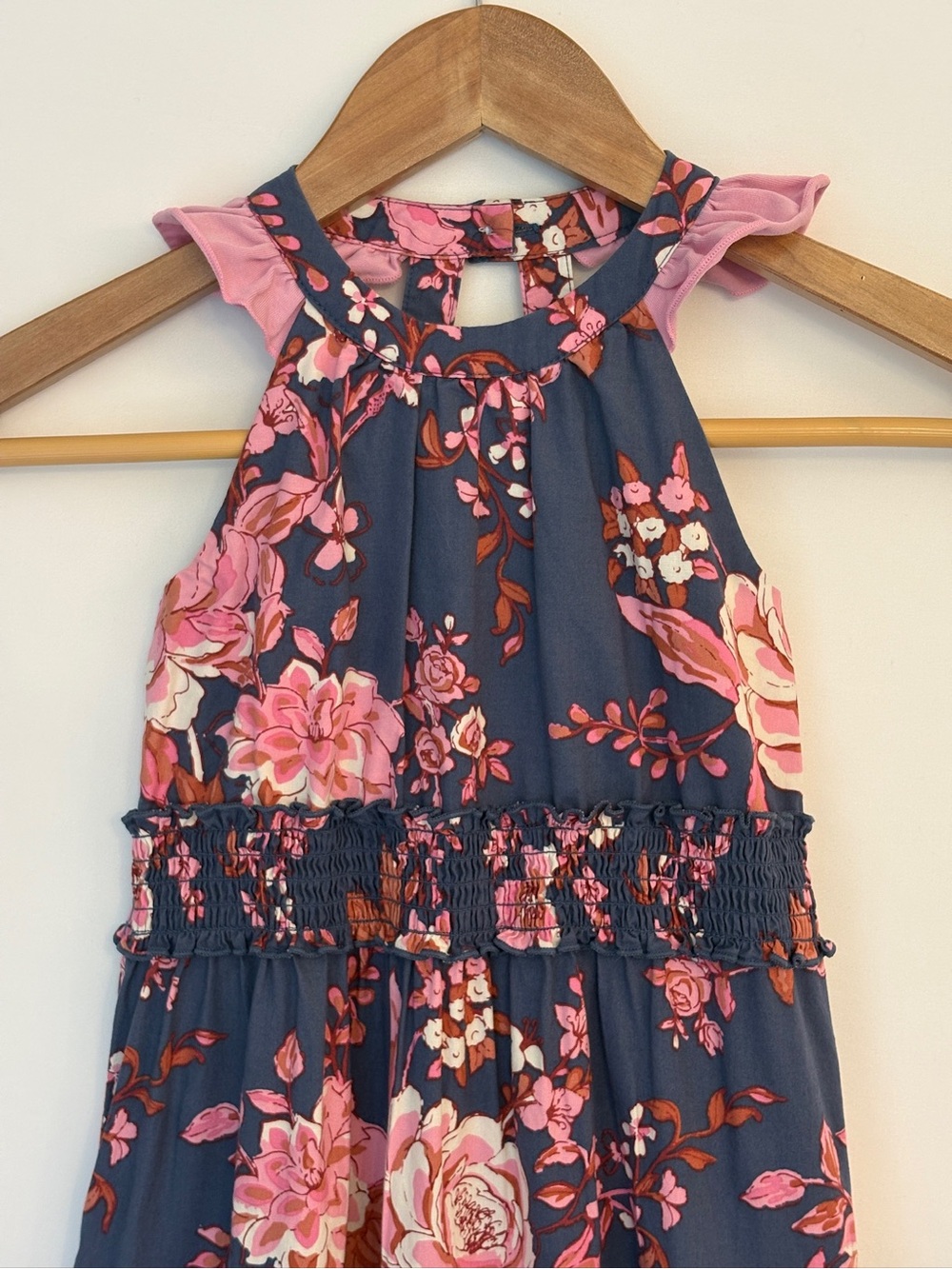 Matilda Jane Clarabelle Floral Halter Maxi Dress Girls 6